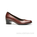 55mm height stock heel ladies classic pumps